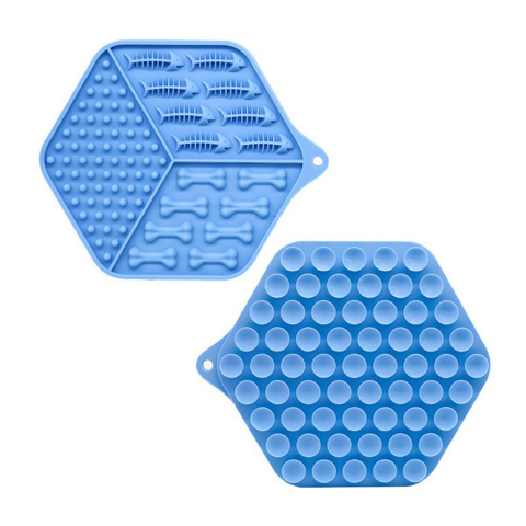 Кормушка для домашних животных - силиконовый коврик для лизания