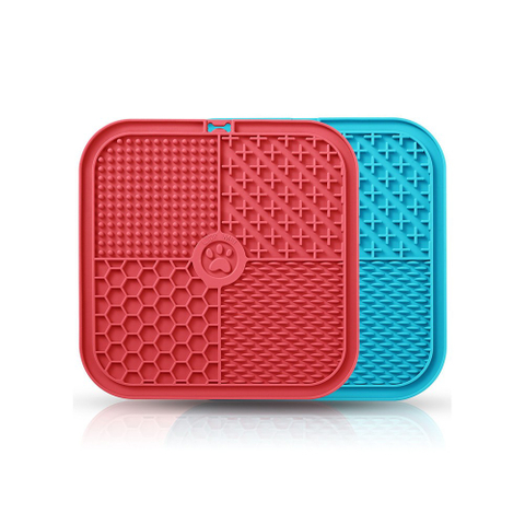 Кормушка для домашних животных - силиконовый коврик для лизания