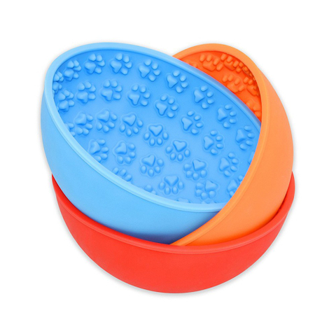 Кормушка для домашних животных - силиконовый коврик для лизания