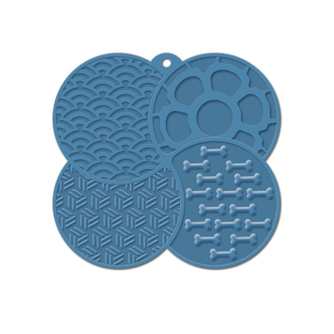 Кормушка для домашних животных - силиконовый коврик для лизания